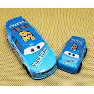 DISNEY/ PIXAR/MATTEL/DIE-CAST CARS 3 BUCK BEARINGLY VIEW ZEEN & Mini-Racer......